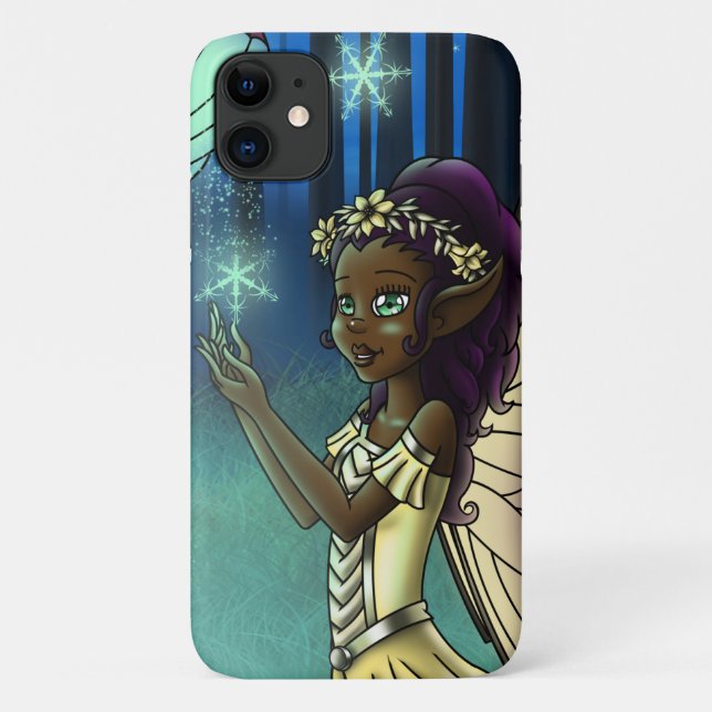 African American Fairy Case-Mate iPhone Case (Back)