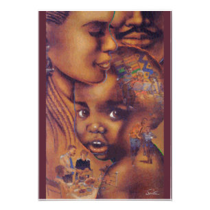 African American Family Photo Print