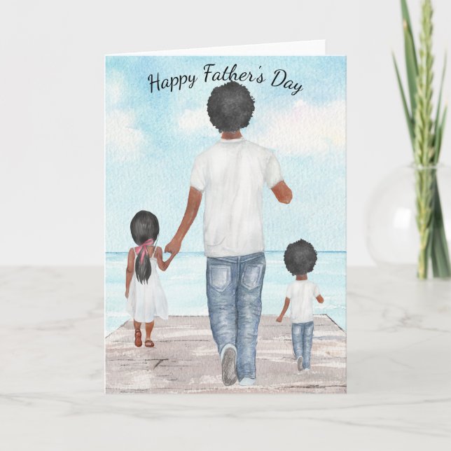 African American Father's Day Card (Front)