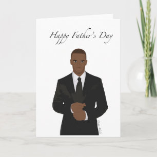African American Father's Day Greeting Card