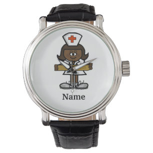 African-American Female Nurse Watch  Customise It!