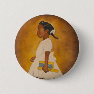 African American Fine Art 6 Cm Round Badge