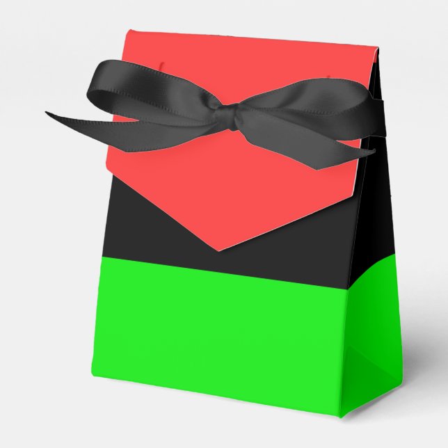 African American Flag Favour Box (Front Side)