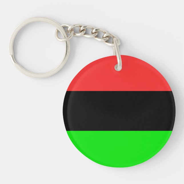 African American Flag Key Ring (Front)