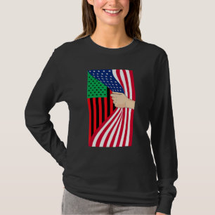 African American Flag Pan African Black Liberation T-Shirt
