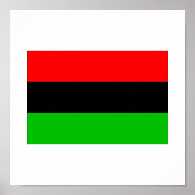 African American Flag Poster (Front)