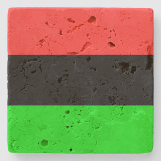 African American Flag Totally Stone Coaster