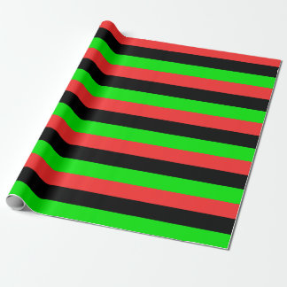 African American Flag Wrapping Paper