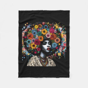 African American  Fleece Blanket