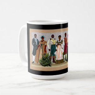 African American Folk Art Coffee Mug