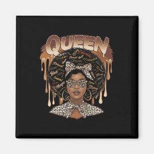 African American For Educated Strong Black Woman Q Magnet