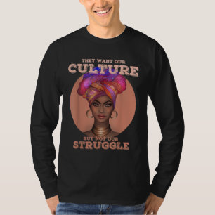 African American for women Black History Culture T-Shirt