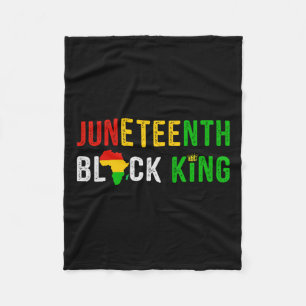 African American Freedom Black History June 19 4  Fleece Blanket