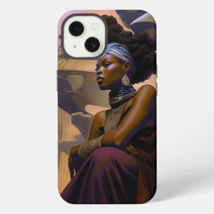 African American Futuristic Lady iPhone 13 Case
