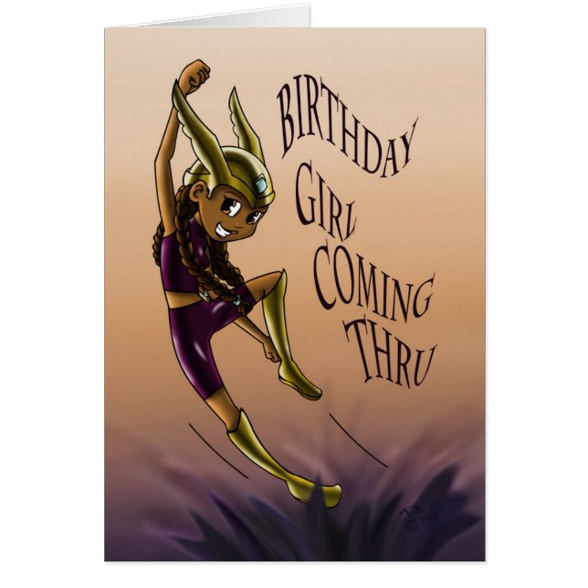 African American Girl Superhero (Front)