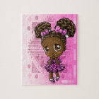 African American Girl with Braids