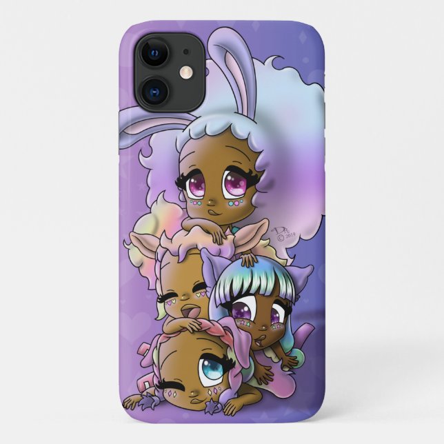 African American Girls Case-Mate iPhone Case (Back)