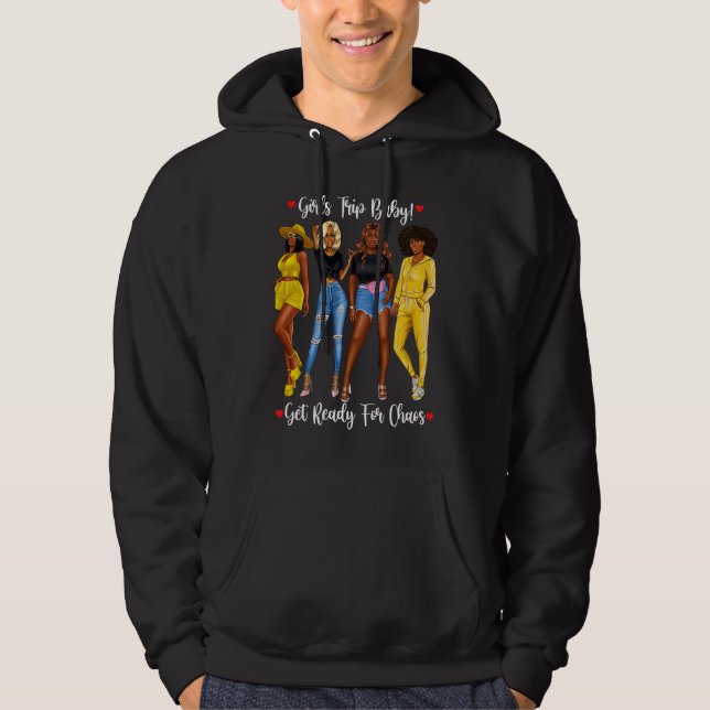 African American Girls Trip Black Girls Tracksuit  Hoodie (Front)
