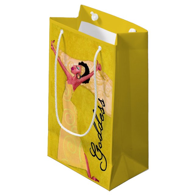 African American “Goddess” Gift Bag (Front Angled)
