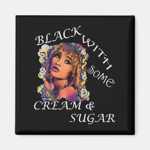 African American Graphic Art Quote Black Woman  Magnet