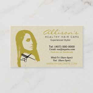 African American Hair Salon Business Cards 003