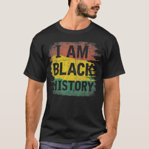 African American Heritage BHM Pride Black History  T-Shirt