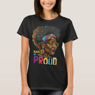 African American Heritage Grandma Black History Cu T-Shirt