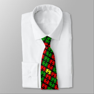 African American heritage Tie