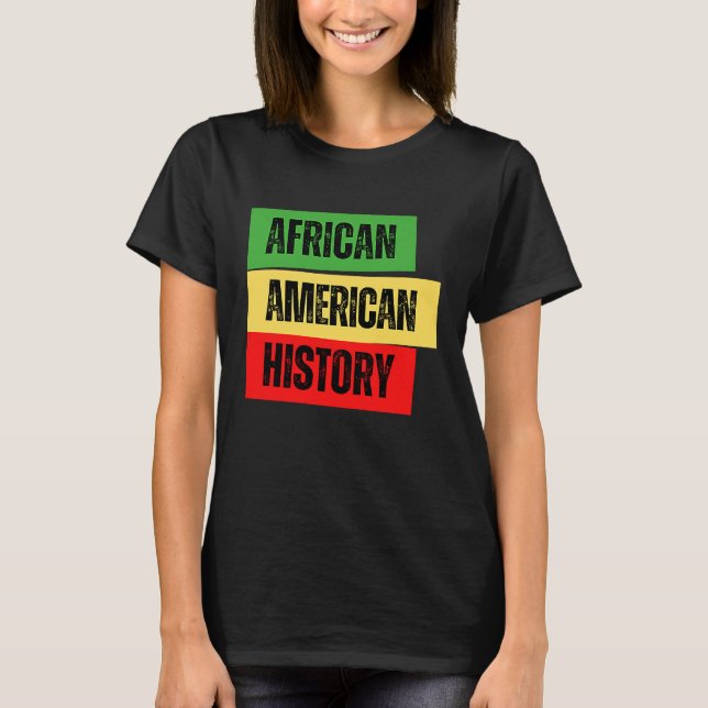 African American History Black Men Women Kids Boys T-Shirt (Front)