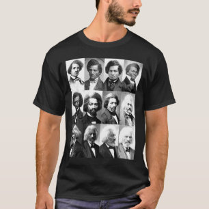African American History Frederick Dougl Black T S T-Shirt