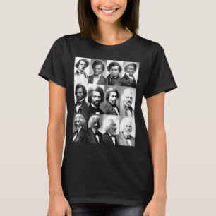 African American History Frederick Dougl Black T S T-Shirt
