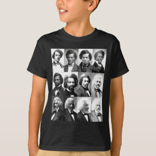 African American History Frederick Dougl Black T S T-Shirt