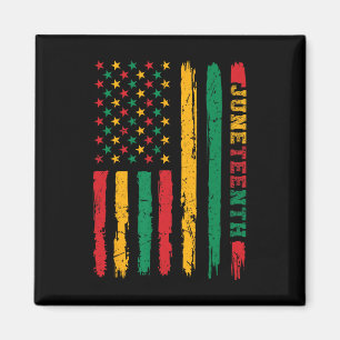 African American History Juneteenth Flag 1865  Magnet