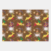 African American-Inspired Christmas Wrapping Paper