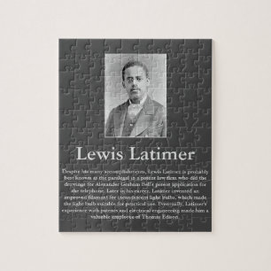 African-American Inventor Lewis Latimer Template Jigsaw Puzzle