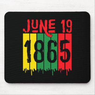 African American June 19 1865 Juneteenth Mouse Mat