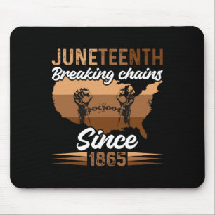 African American Juneteenth 1865 Black History Mon Mouse Mat