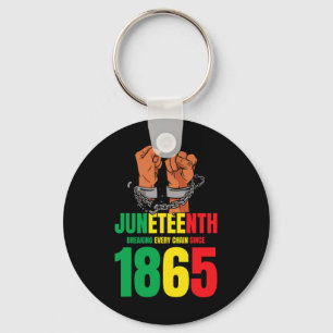 African American Juneteenth Breaking Every Chain S Key Ring