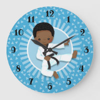 African American Karate Boy Judo Martial Arts
