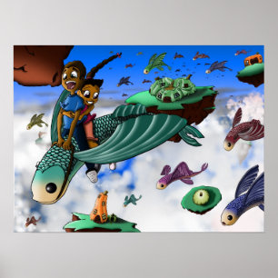 African American Kids Poster