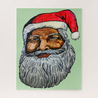 AFRICAN AMERICAN KRIS KRINGLE JIGSAW PUZZLE