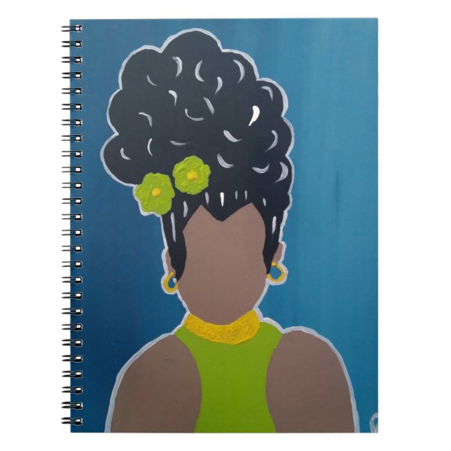 African American lady notebook (Front)