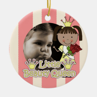 African American Little Beauty Queen Ornament