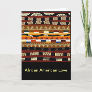 African American Love Card