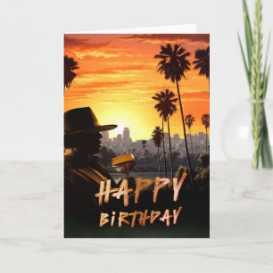 African American Men Birthday Card