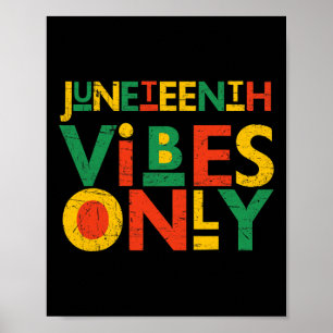 African American Men Juneteenth Black Women  Poster
