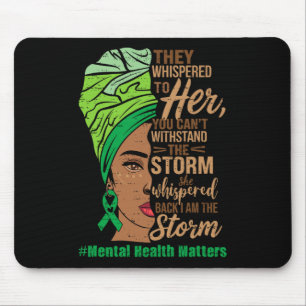 African American Mental Health Problems Black Woma Mouse Mat
