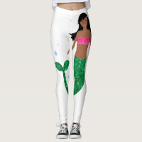 african american mermaid leggings