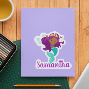 African American Mermaid Personalised