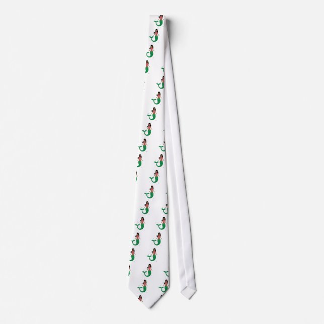 african american mermaid tie (Front)